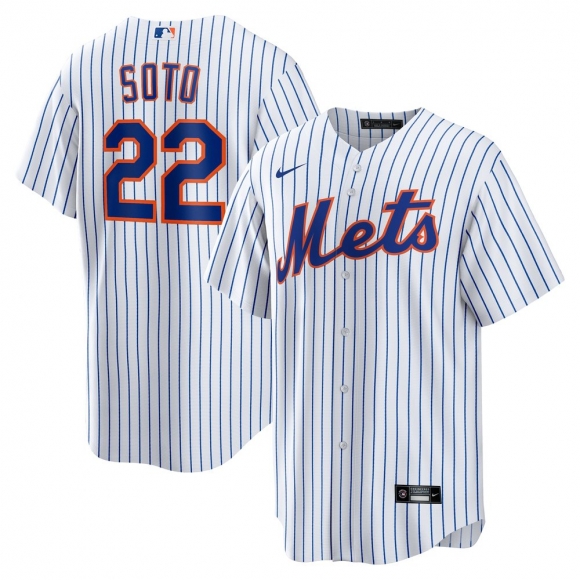 Men's New York Mets Juan Soto Nike White Home Replica Player Jersey