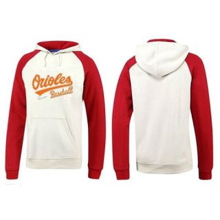 Baltimore Orioles Pullover Hoodie White & Red