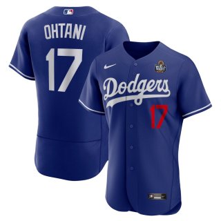 Men's Los Angeles Dodgers Shohei Ohtani Nike Royal 2024 World Series Alternate Authentic Player Jersey