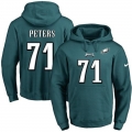 Nike Eagles #71 Jason Peters Midnight Green Name & Number Pullover NFL Hoodie