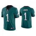 Youth Philadelphia Eagles #1 Jalen Hurts Green Vapor Untouchable Limited Stitched Football Jersey