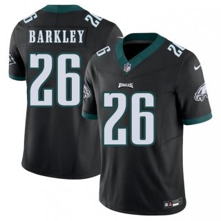 Men's Philadelphia Eagles #26 Saquon Barkley Black F.U.S.E. Vapor Untouchable Limited Stitched Football Jersey