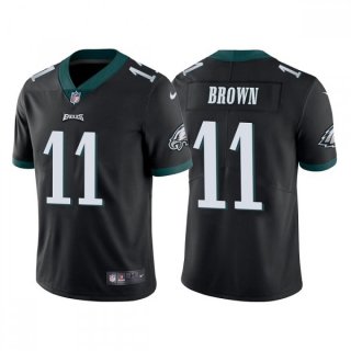 Men's Philadelphia Eagles #11 A. J. Brown Black Vapor Untouchable Limited Stitched Jersey