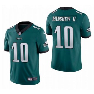 Men's Philadelphia Eagles #10 Gardner Minshew II Green Vapor Untouchable Limited Stitched Jersey